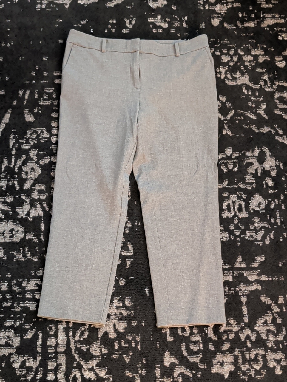 Ann Taylor Factory Straight Leg Cropped Pants